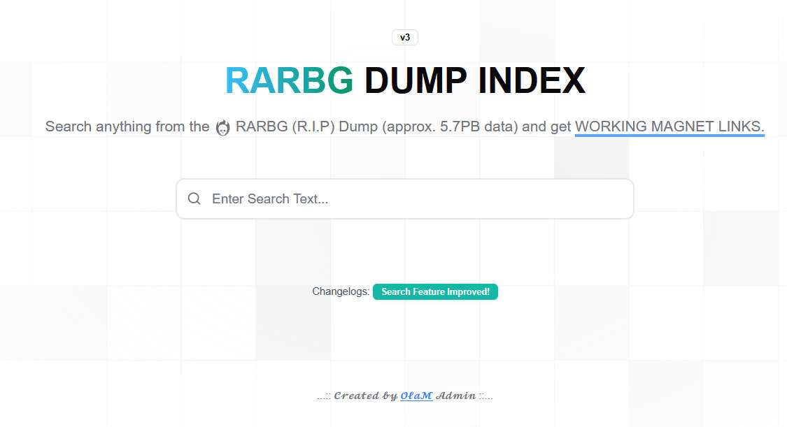 RARBG DUMP，体验最好的RARBG备份镜像站