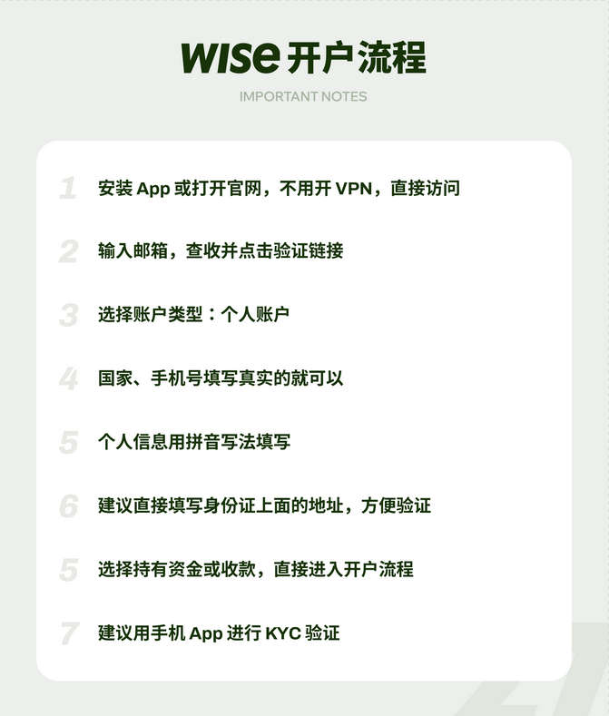 Wise 全面开放 中国大陆身份证 验证！