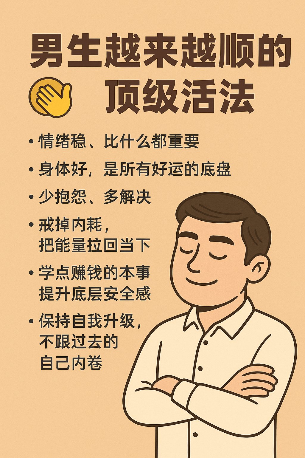 男生越来越顺的顶级活法