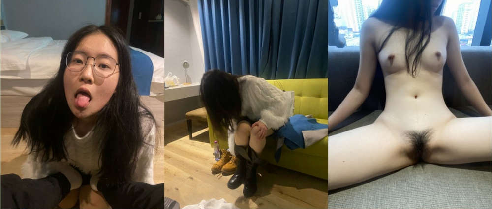 顶级露脸反差眼镜学生妹！外纯内骚艺校一字马小母狗酒店约啪金主3P4P调教