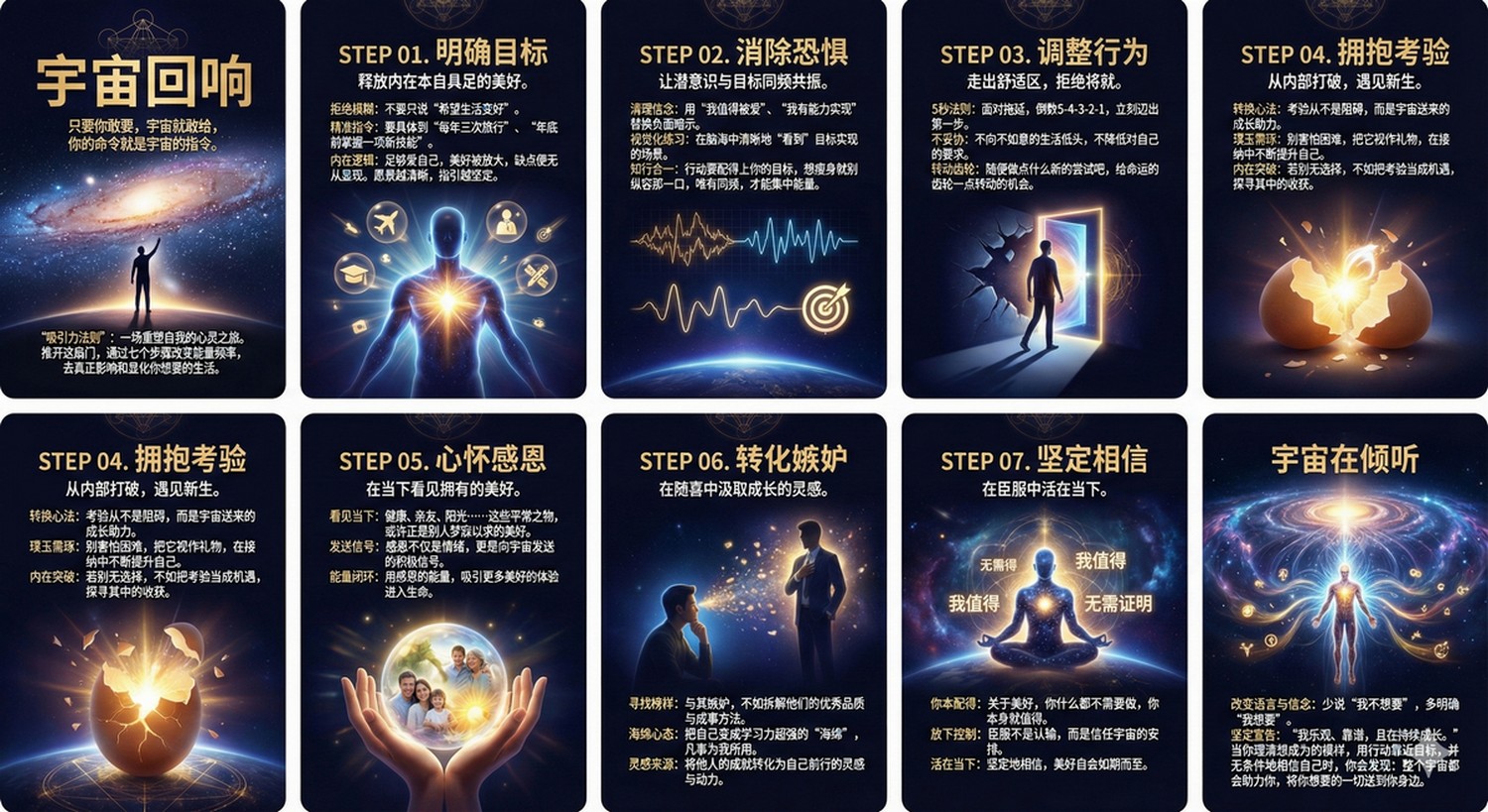 只要你敢要，宇宙就敢给，你的命令就是宇宙的指令