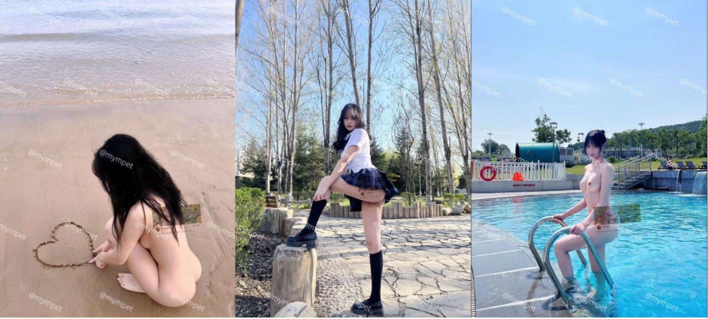 明星级颜值，露脸女神【MYMPET】最新付费福利(23V)
