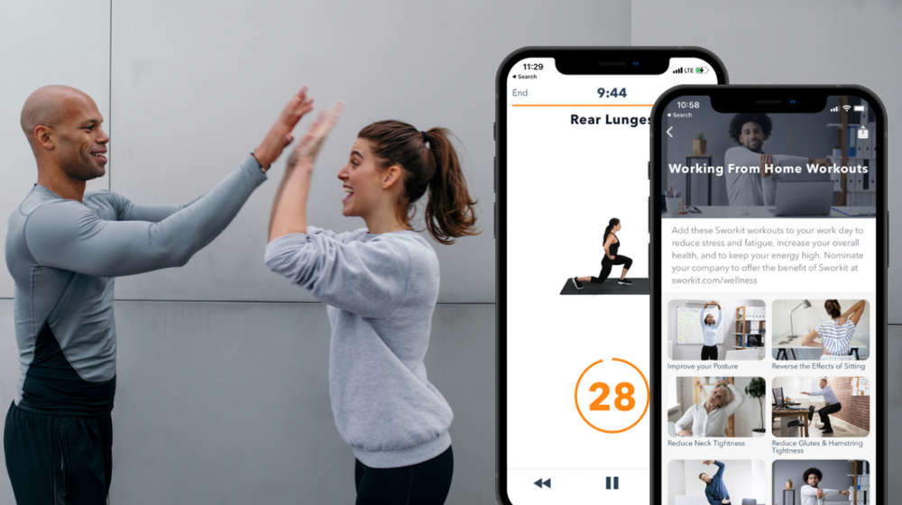 健身应用 Sworkit 12 个月免费订阅