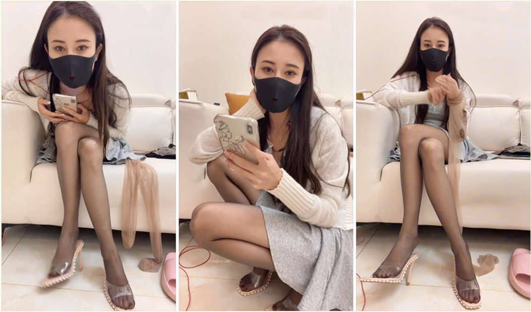 筷子美腿御姐【潜水鲸鱼】试问这种极品修长筷子美腿小姐姐，谁能顶得住！丝足足交诱惑