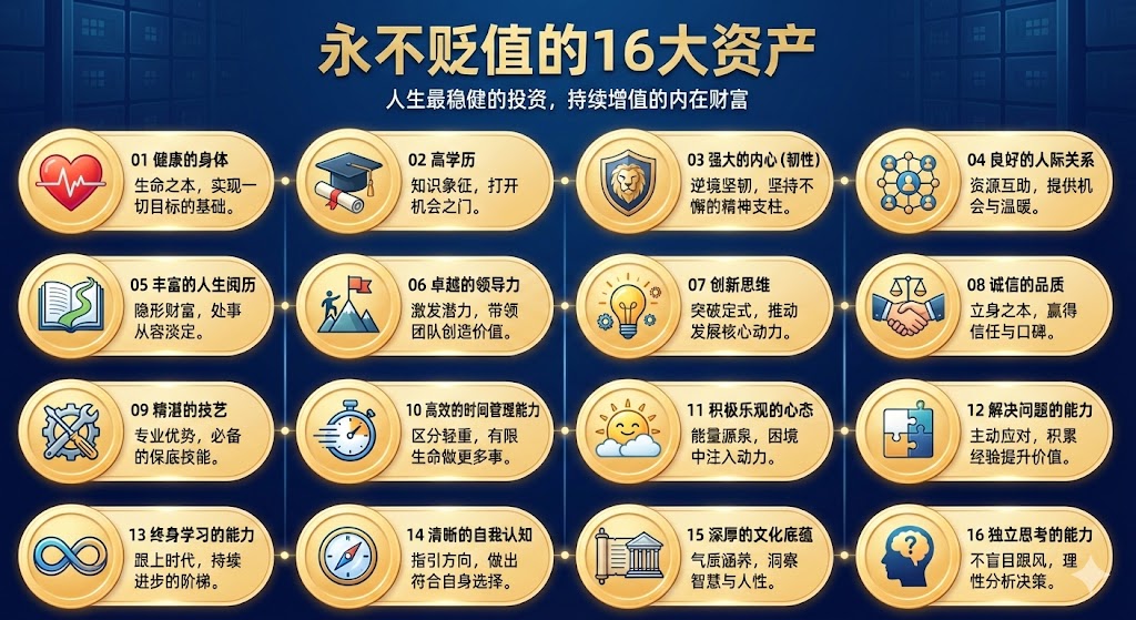 永不贬值的16大资产​