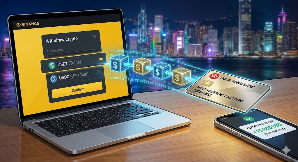 币安支持稳定币出金到银行卡