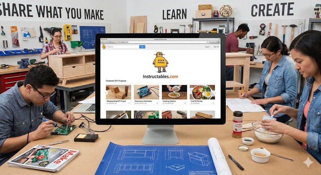Instructables，全球最受欢迎的 DIY 社区，DIY爱好者天堂