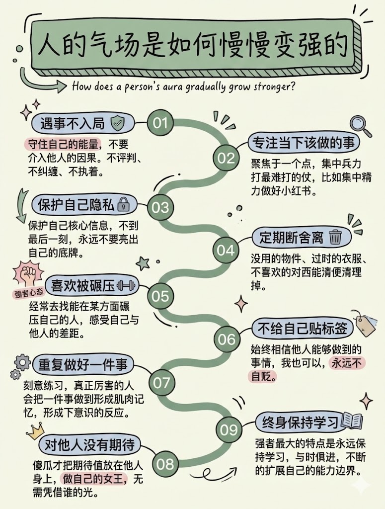 人的气场是如何慢慢变强的