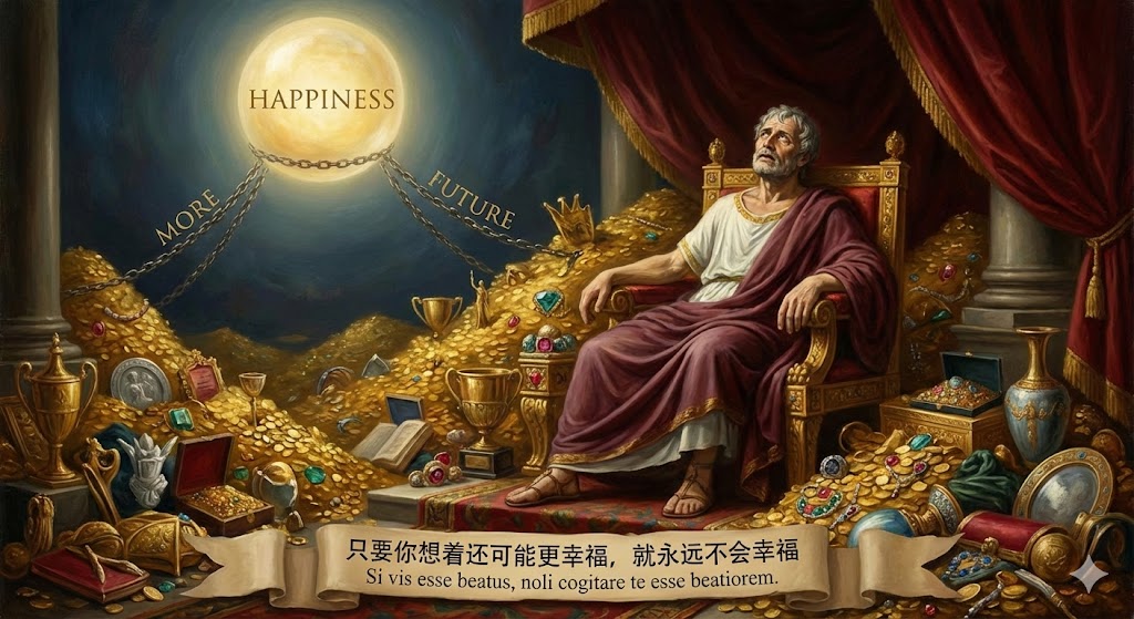 只要你想着还可能更幸福，就永远不会幸福