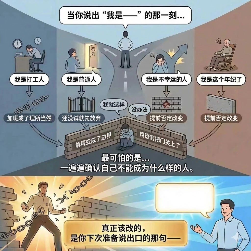 所谓身份，很多时候只是你使用的一种说法
