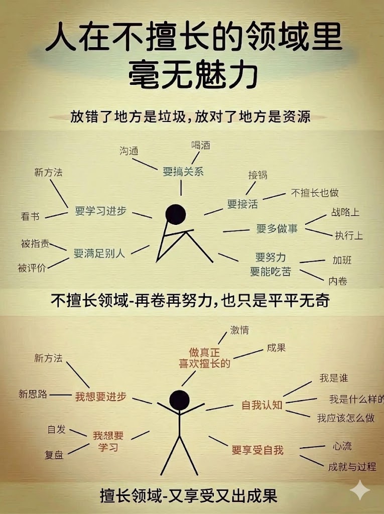 人在不擅长的领域里毫无魅力