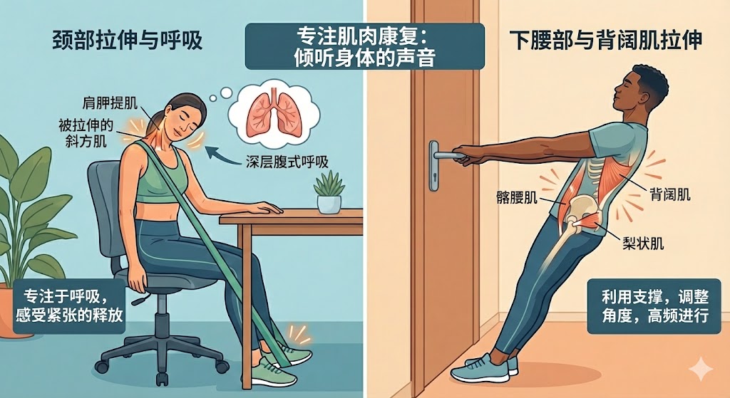 一个重度颈椎/腰椎患者的自我康复之路之拉伸