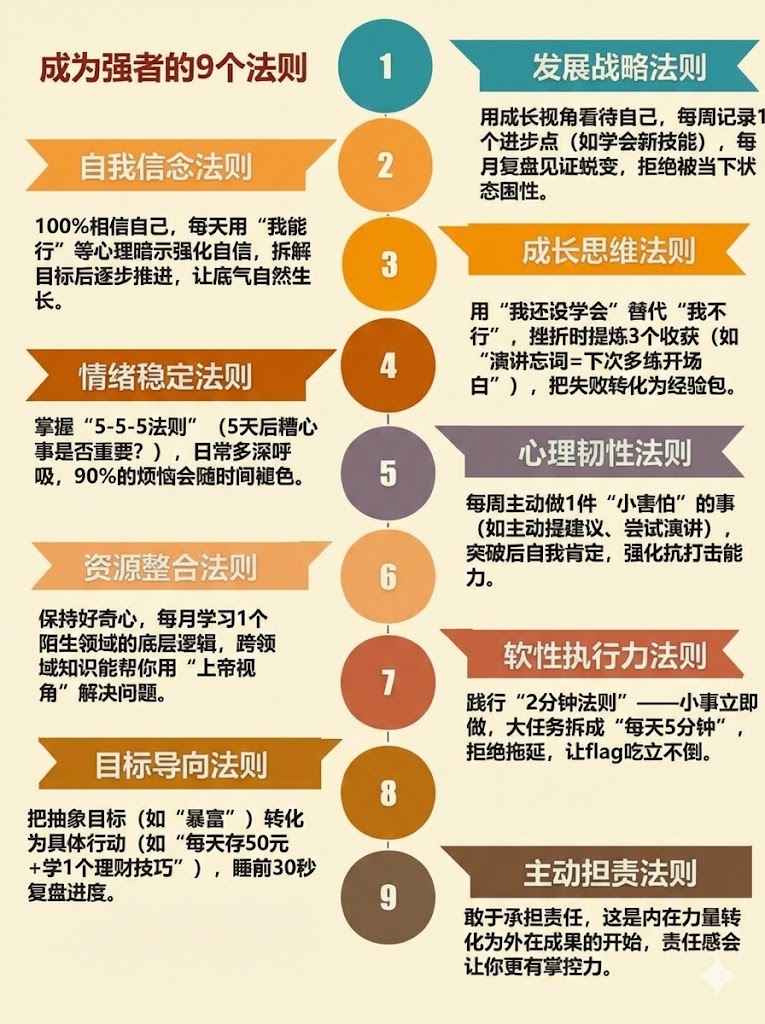 成为强者的9个法则