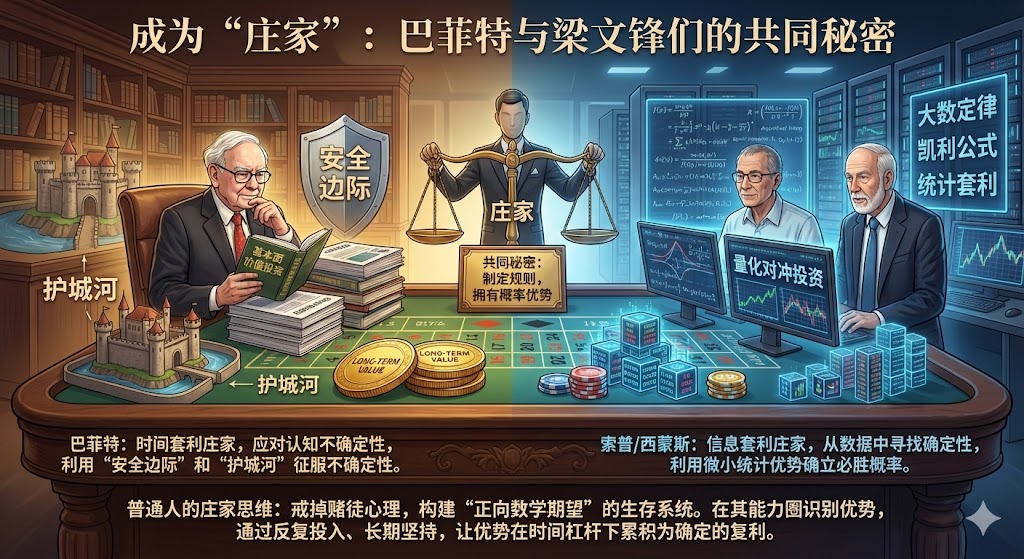 成为“庄家”：巴菲特与梁文锋们的共同秘密