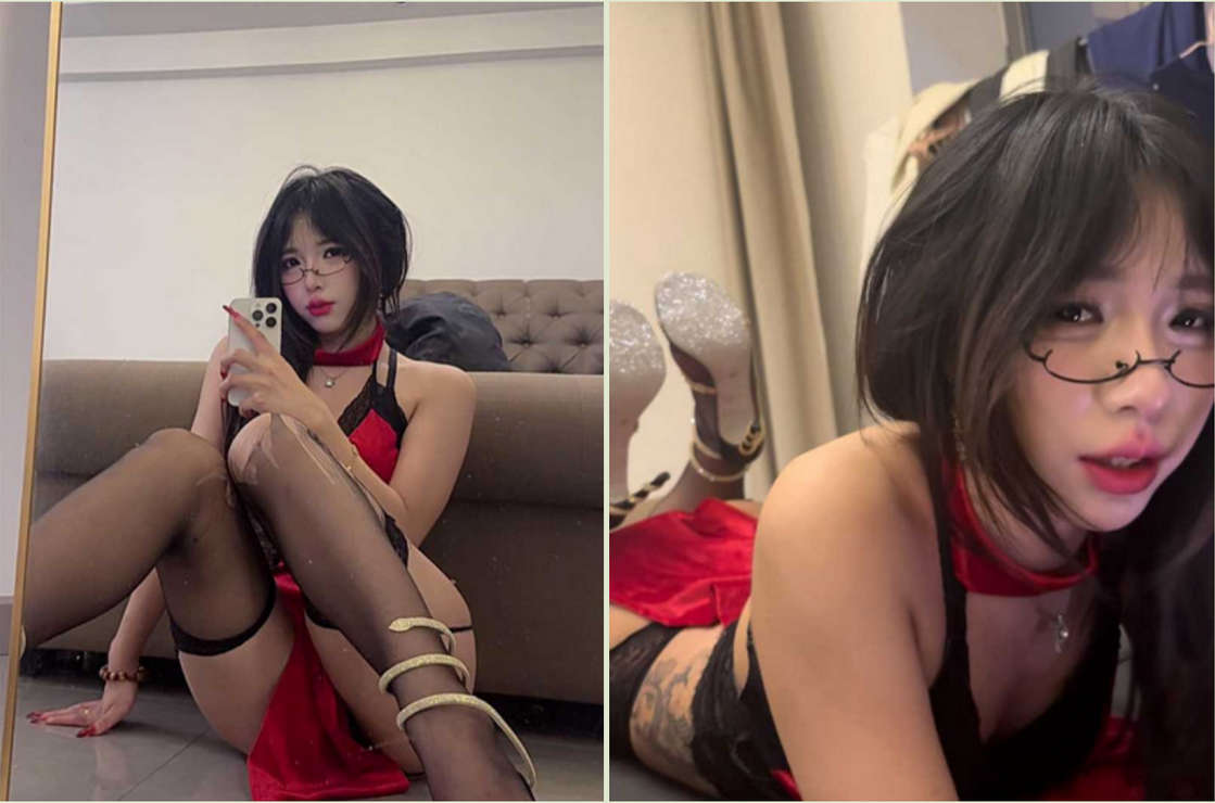 杭州性感带货网红冯晓燕长腿尤物下播秒变项圈母狗供MCN老板肆意淫玩