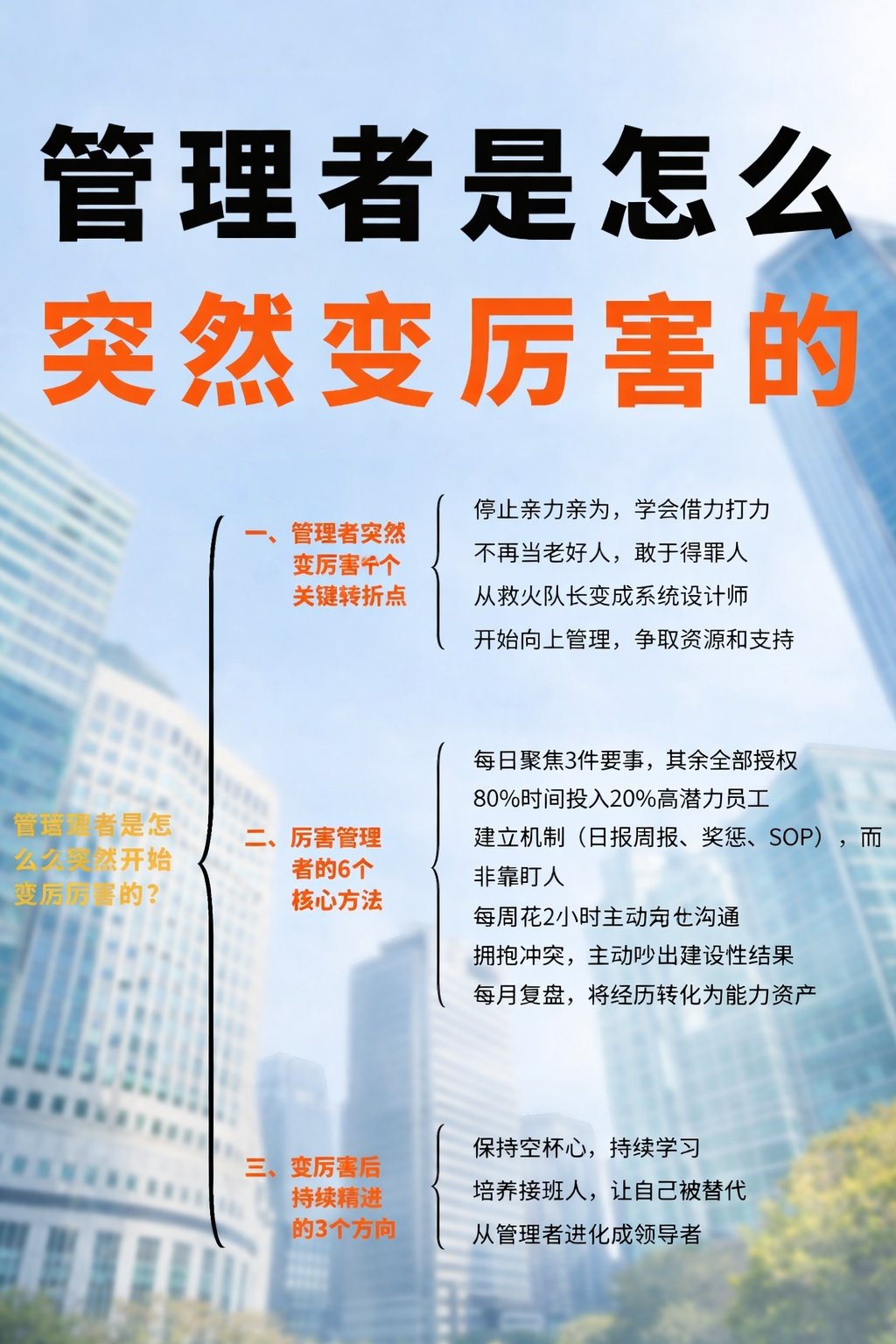 管理者开挂变厉害的秘诀大公开