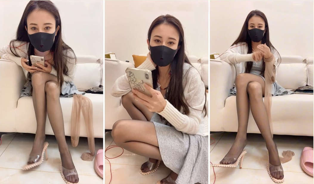 筷子美腿御姐【潜水鲸鱼】试问这种极品修长筷子美腿小姐姐，谁能顶得住