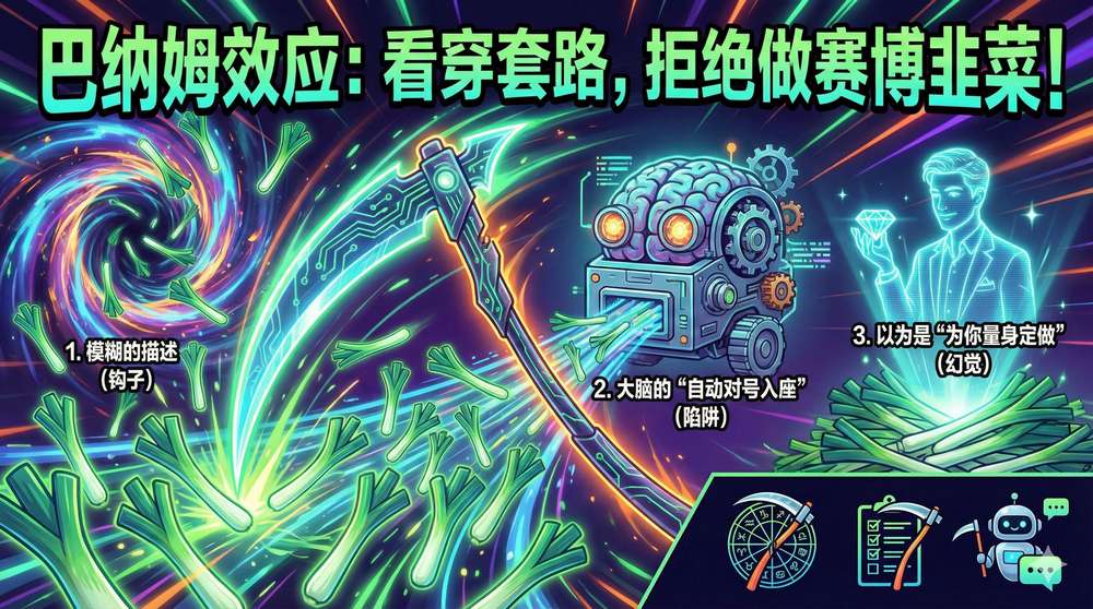 巴纳姆效应 (Barnum Effect)：看穿套路，拒绝做赛博韭菜！