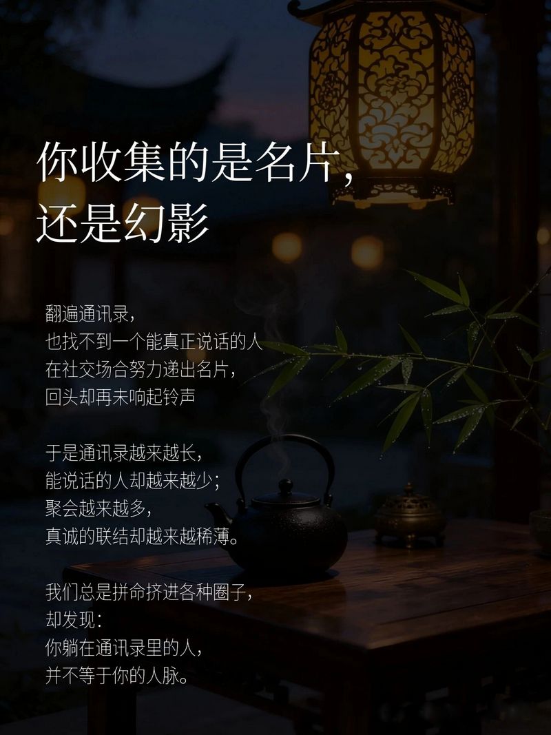 人脉不是你认识谁，而是谁想认识你