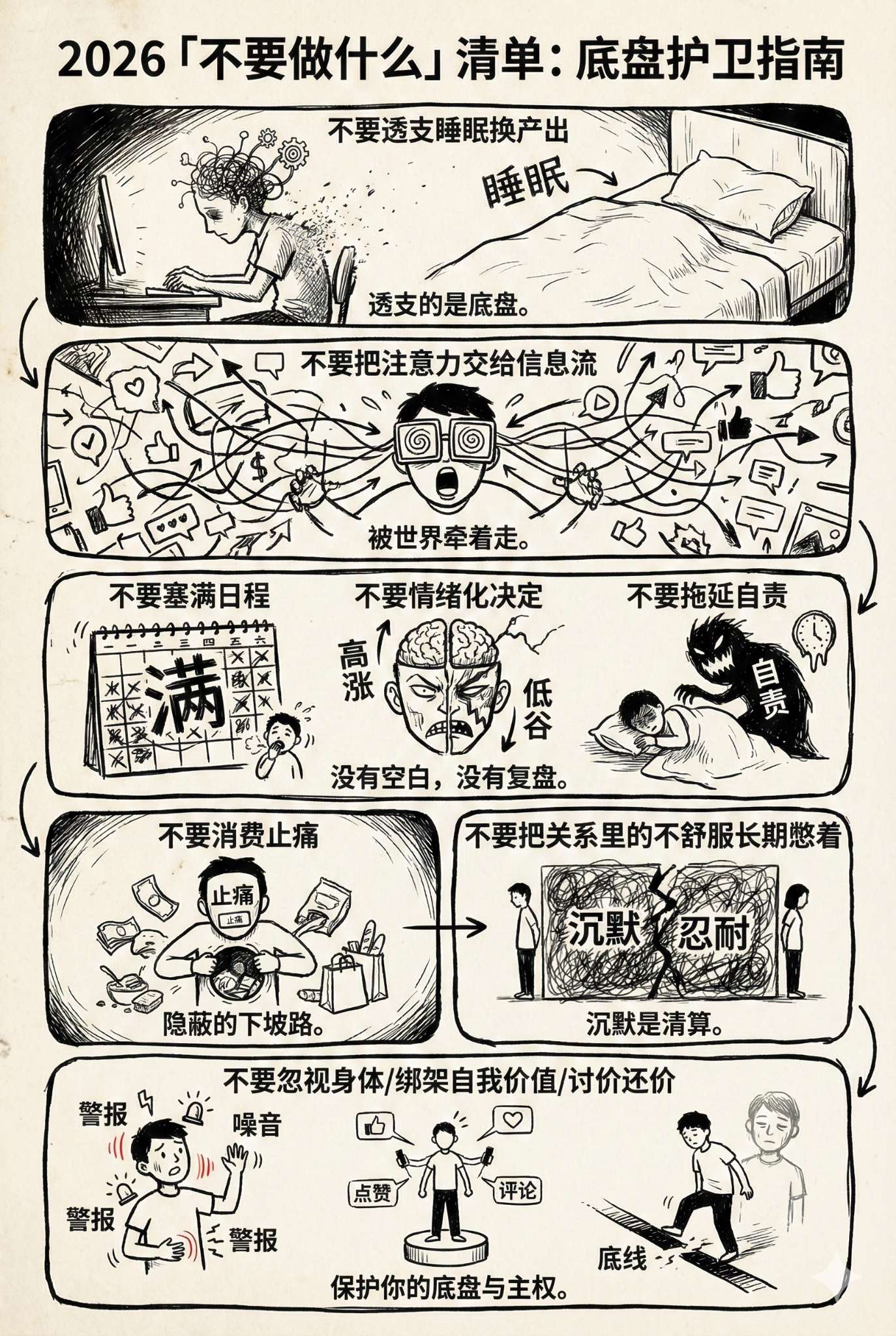 2026年「不要做什么」行动清单：底盘护卫指南