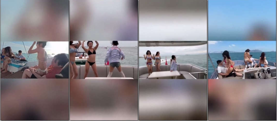 抖音很火的海南包游艇，船上娱乐视频合集泄密