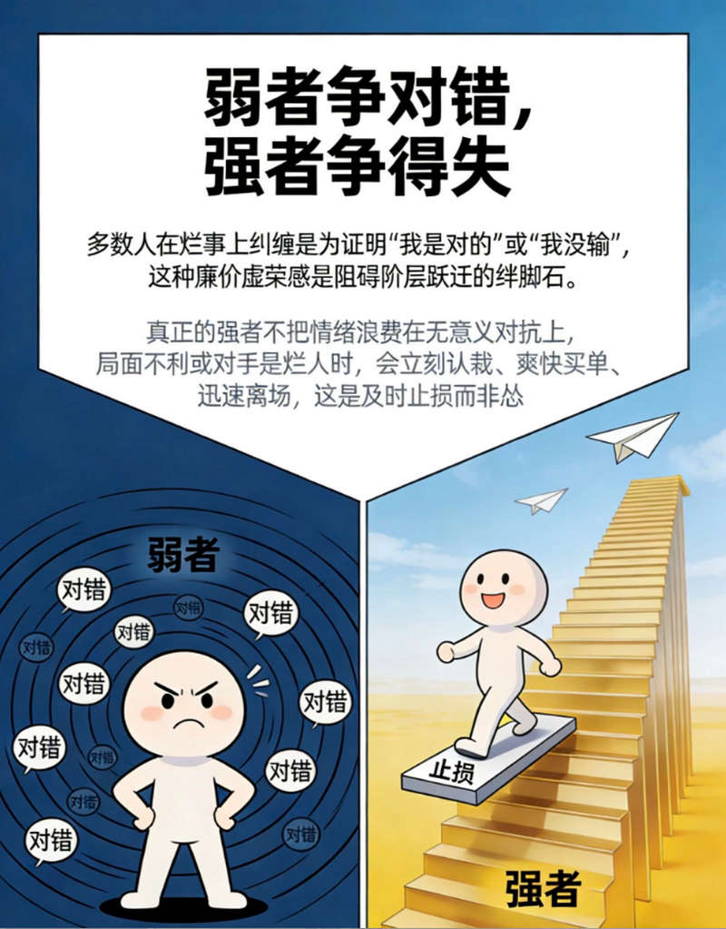 牌桌上不甘心只会让你更惨，及时离场是智慧