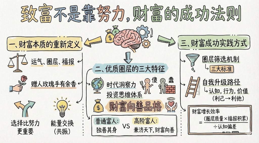 致富不是靠努力，财富的成功法则