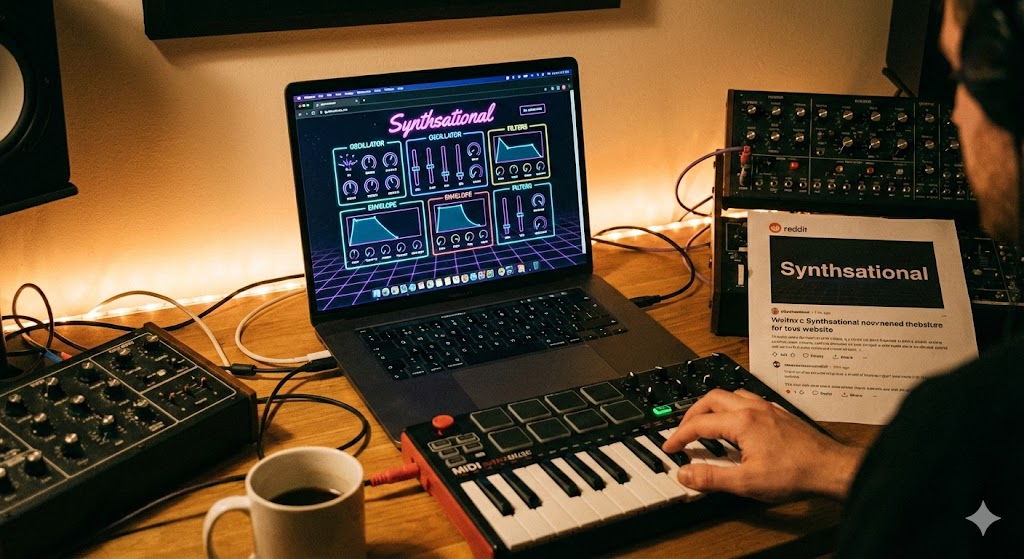 Synthsational，将任何键盘或触摸屏变成总能踩准节拍的乐器，人人都是音乐家