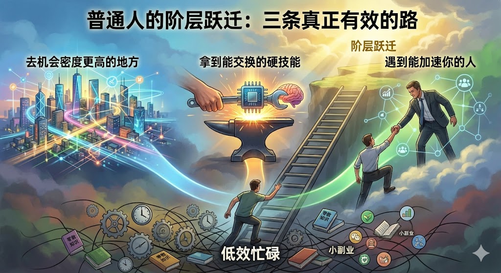 普通人的阶层跃迁：只有三条路是真正有效的