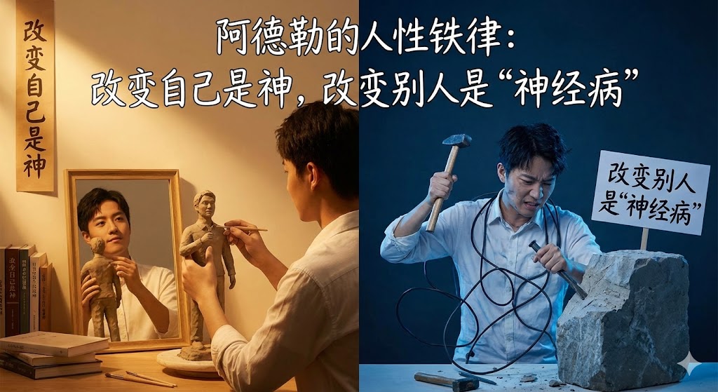 阿德勒的人性铁律：改变自己是神，改变别人是“神经病”