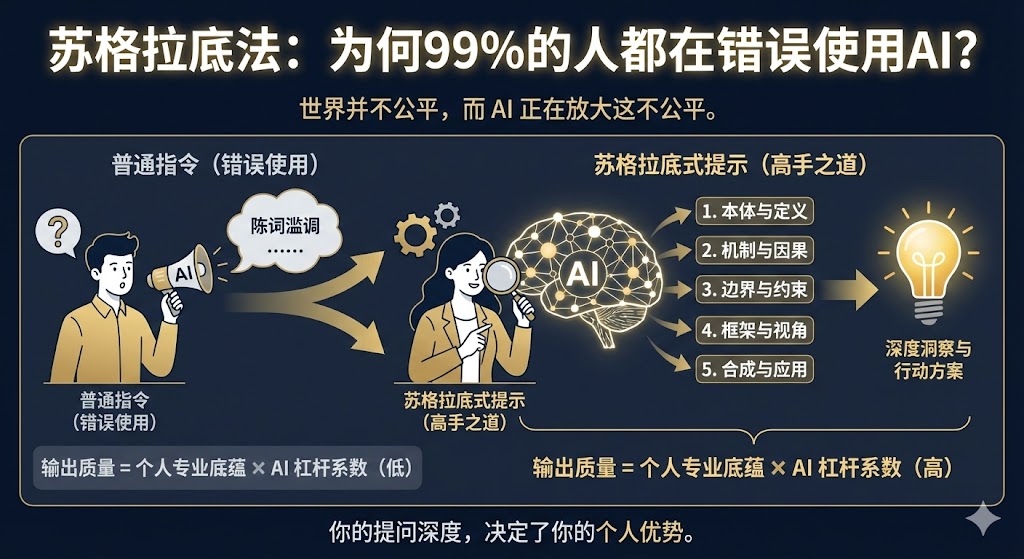 苏格拉底法：为何99%的人都在错误使用AI？