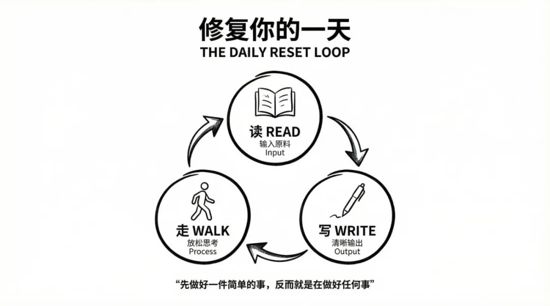 如果你每天很忙碌，却没有做成什么，用3件事来修复你的一天