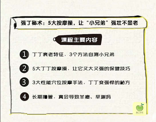 【趣豆教室第12期】强丁健体，让男人的小兄弟永葆青春