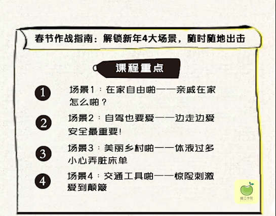 【趣豆教室第16期】春节作战指南，4大场景随时出击