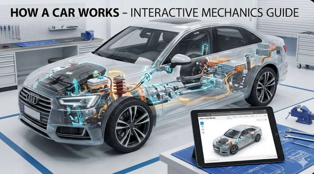 How a Car Works，汽车工作原理科普站