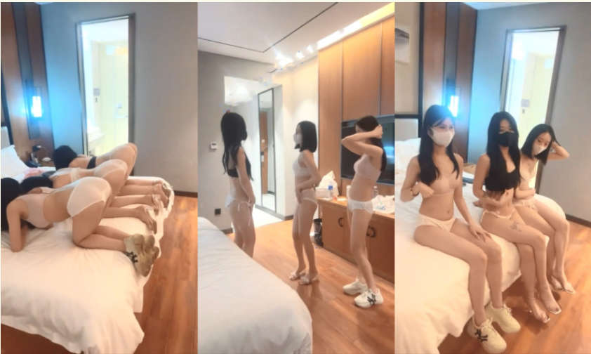 女神團出征爽爆了玺玺玺啊三仙女對戰男模新一輪密碼房火熱開啓中身材修長顔值超高