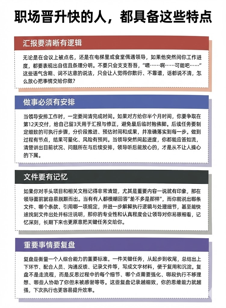 职场晋升快的人，都具备这些特点