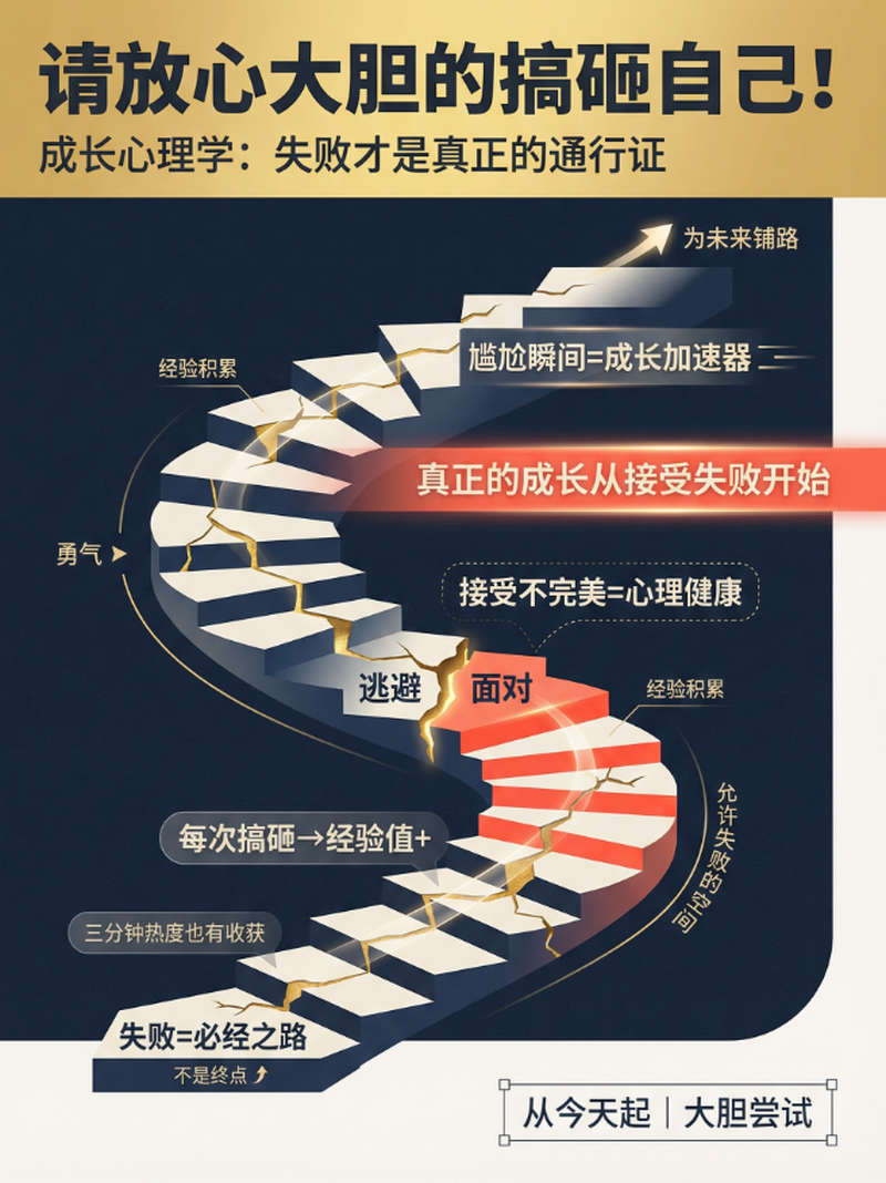 请放心大胆的搞砸自己！