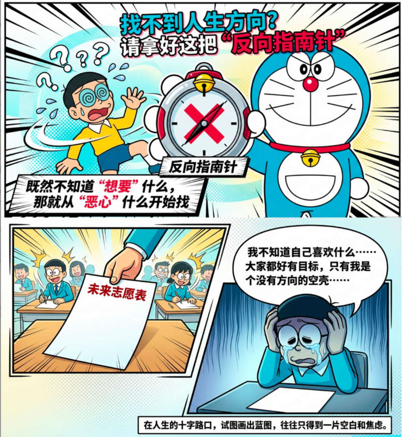 找不到人生方向？请拿好这把“反向指南针”