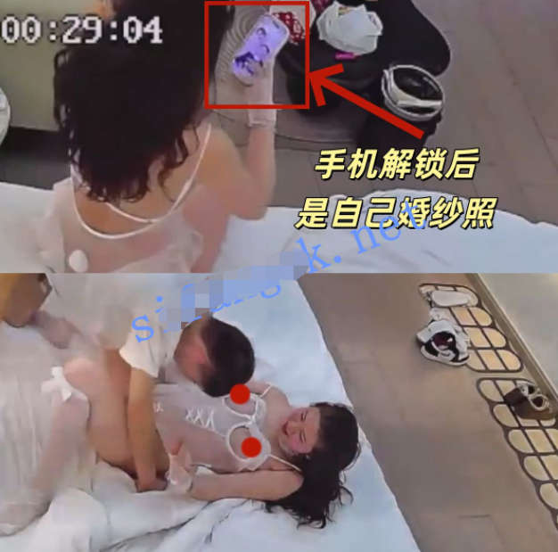 3-11流出酒店偷拍刚新婚的娇妻晚上在酒店换上情趣衣服