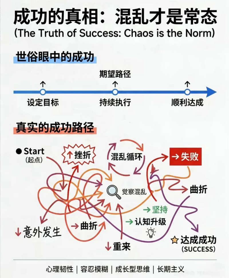 成功的真相：混乱才是常态