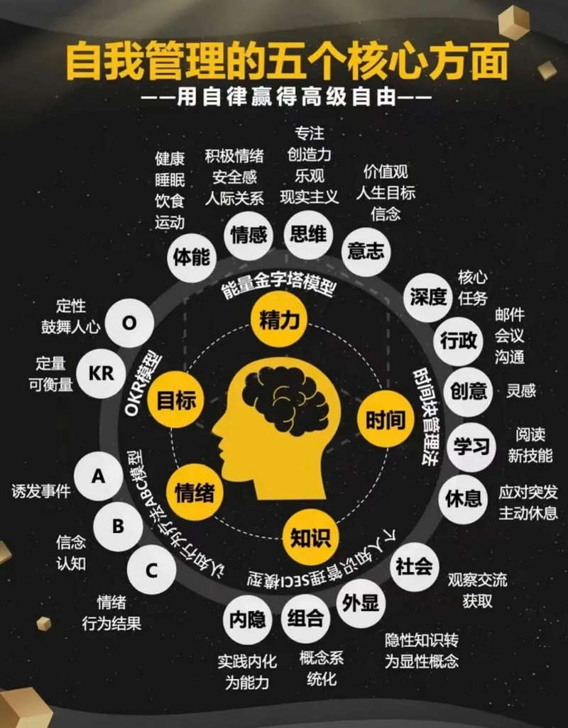 自我管理的五个核心方面