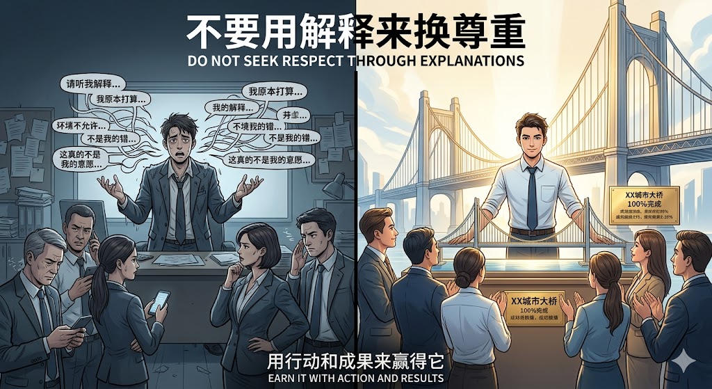 为什么不要用解释来换尊重？