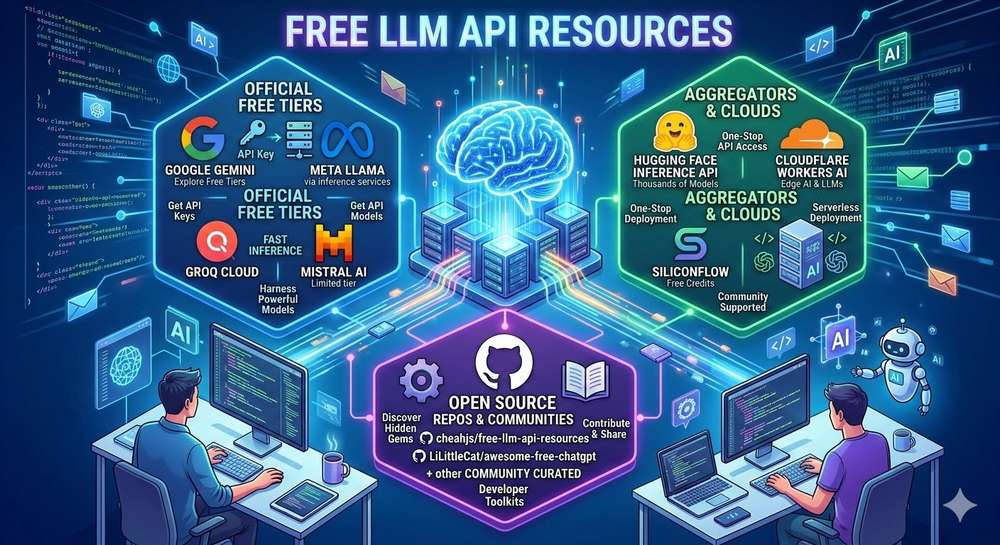 Free LLM API resources，免费大模型API资源汇总