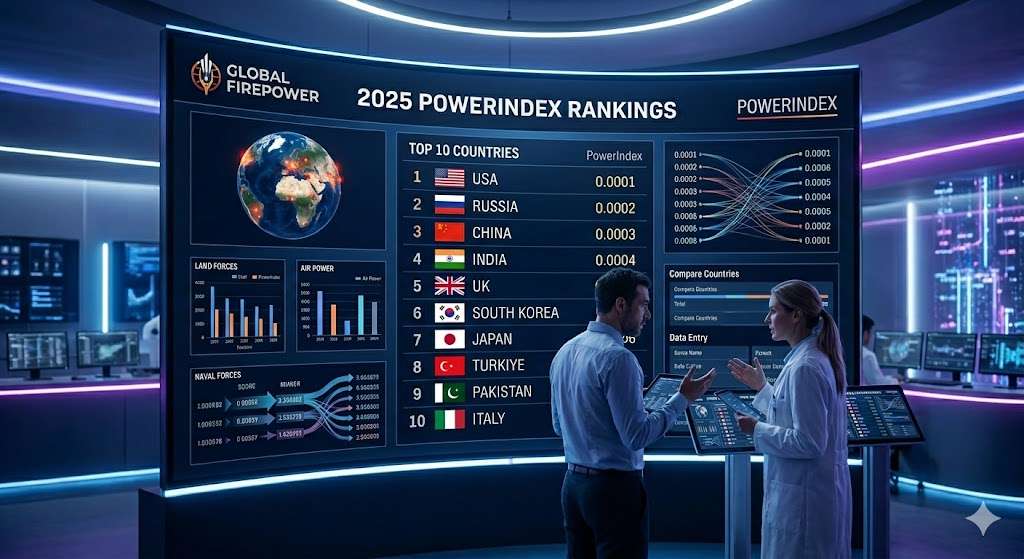 Global Firepower，全球军事实力排行榜