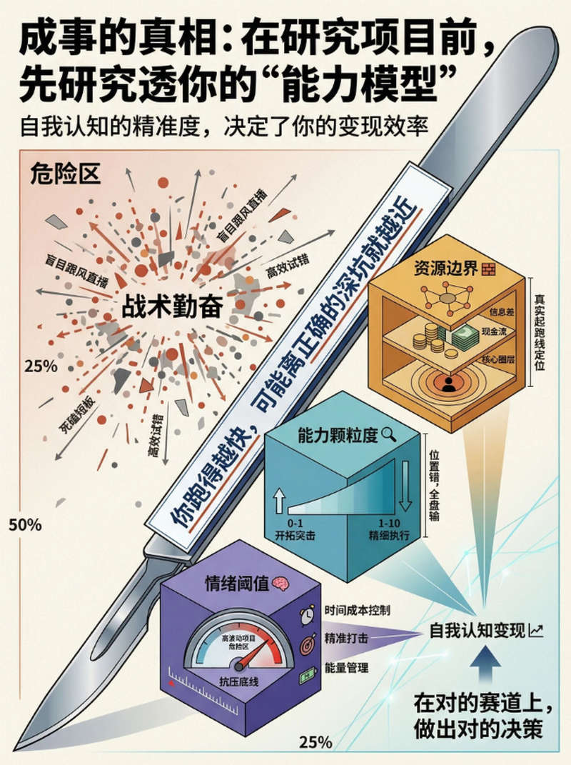 成事的真相：在研究项目前，先研究透你的“能力模型”