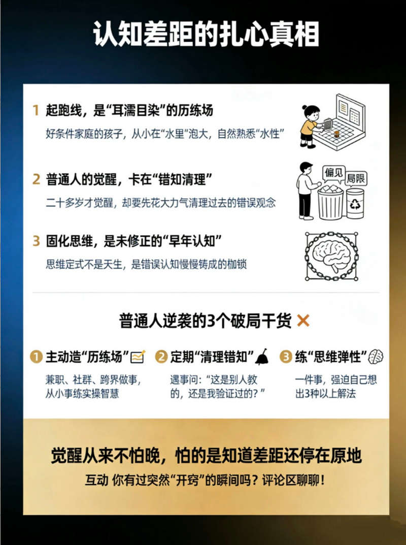 认知差距的扎心真相