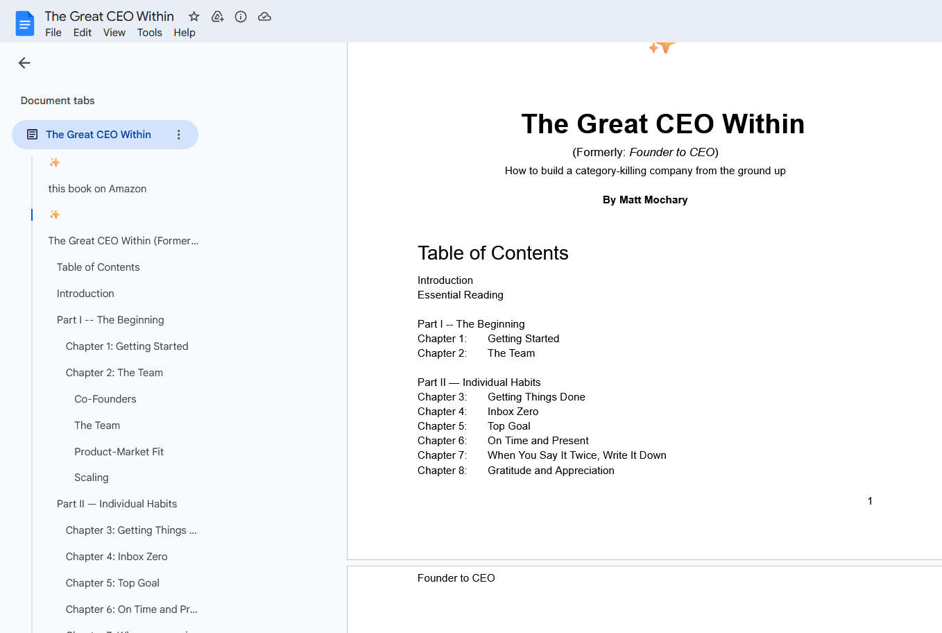 The Great CEO Within