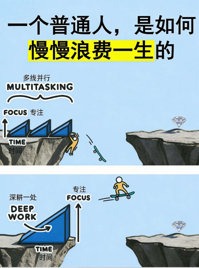 一个普通人是如何慢慢浪费一生的