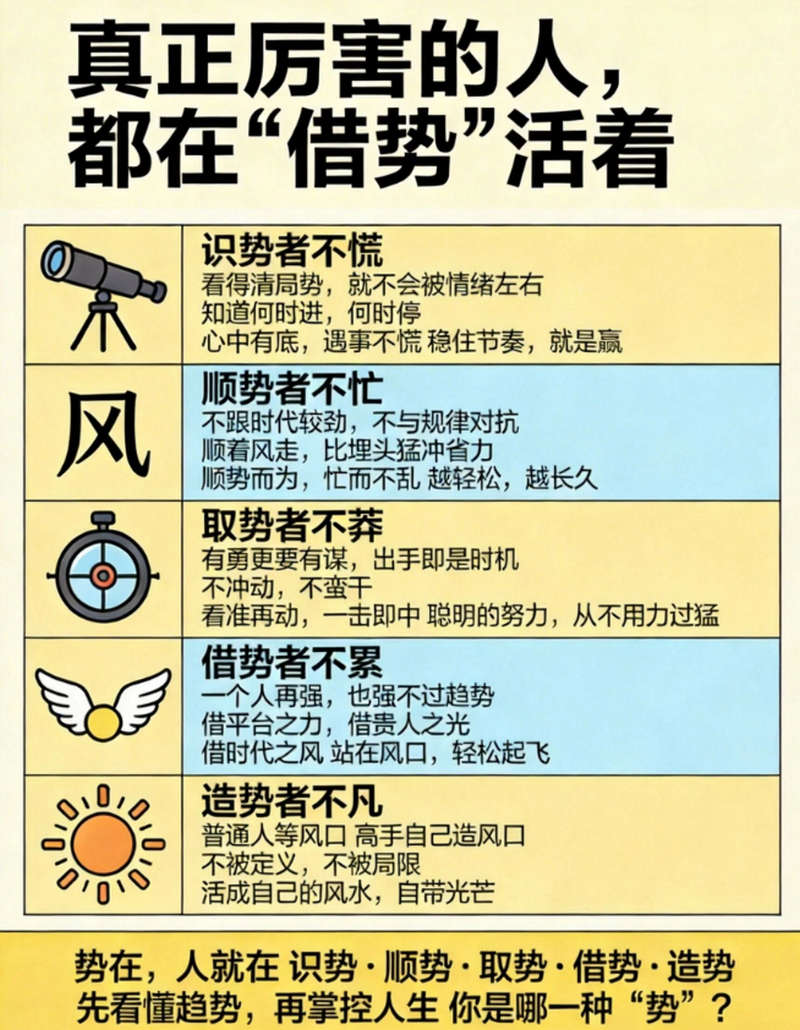 真正厉害的人，都在“借势”活着